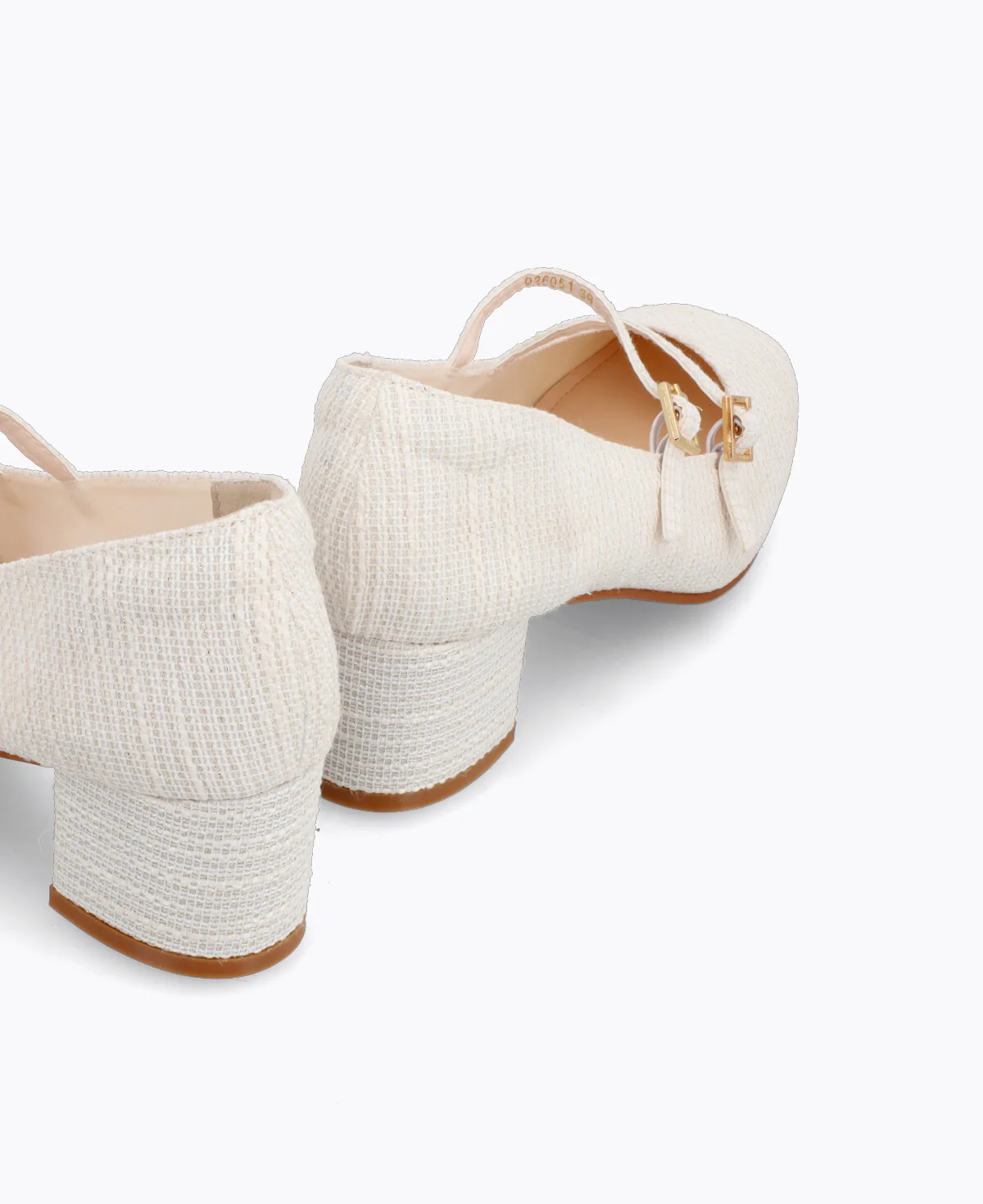 Alexandria Mary Janes - Beige - Image 3
