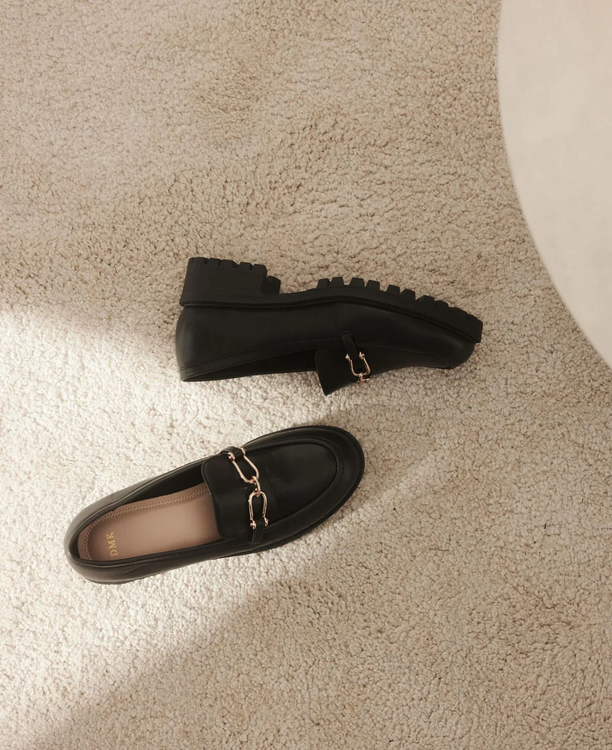Alice Platform Loafers - Black - Image 6