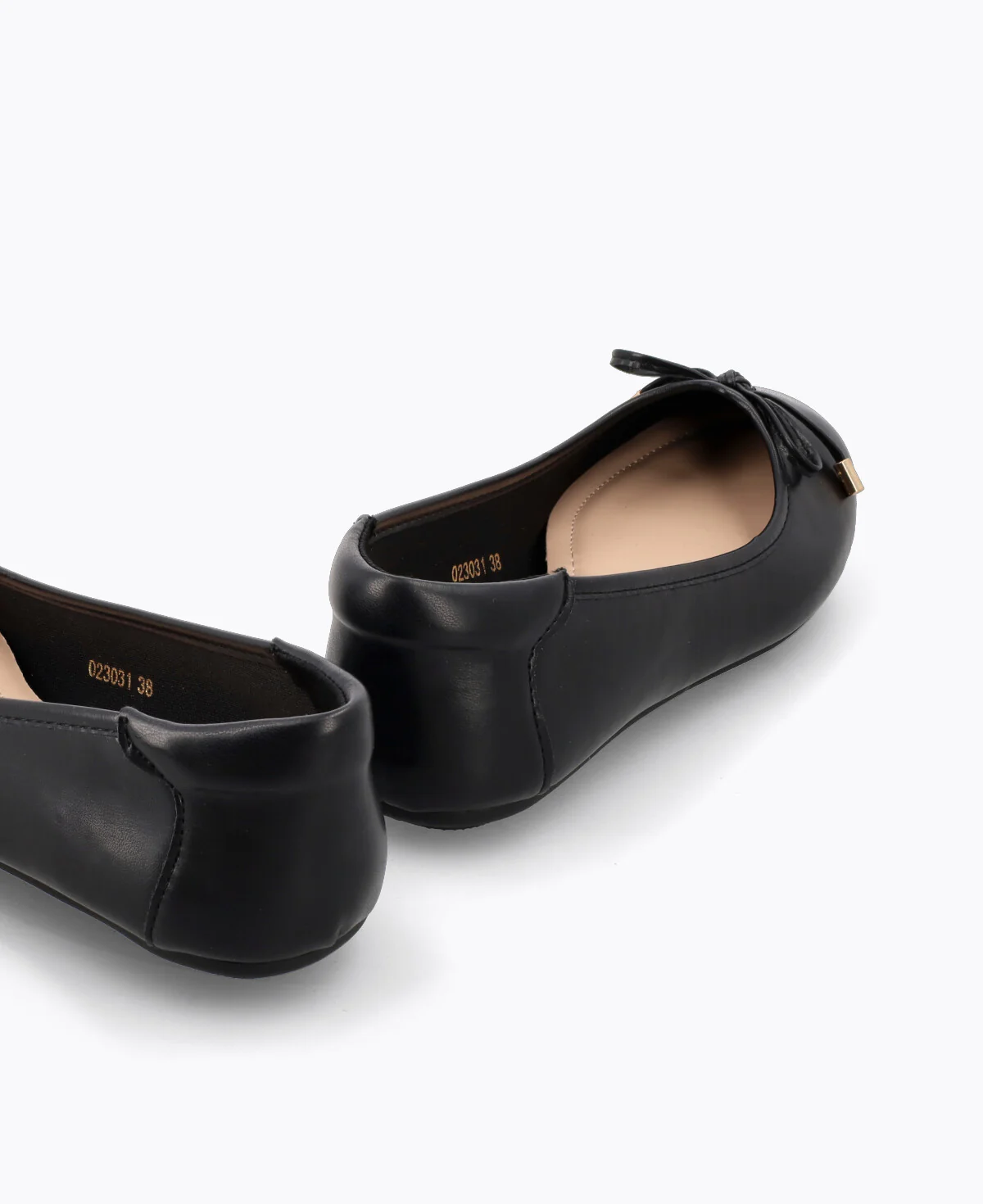 Anne Ballerina Flats - Black - Image 3