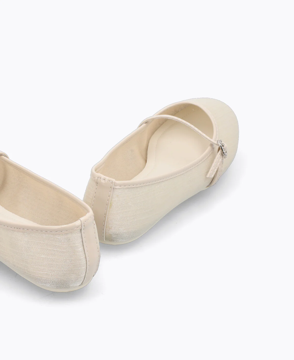 Audrey Mary Jane Flats - Beige - Image 3
