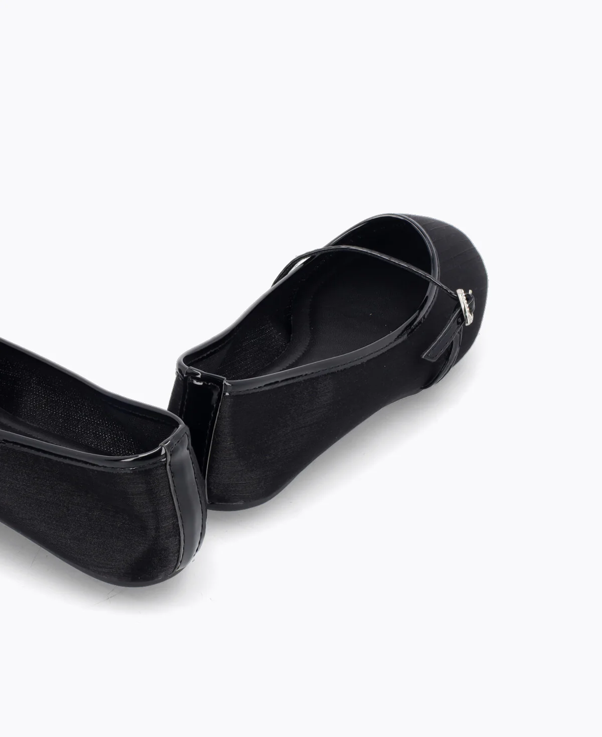 Audrey Mary Jane Flats - Black - Image 3