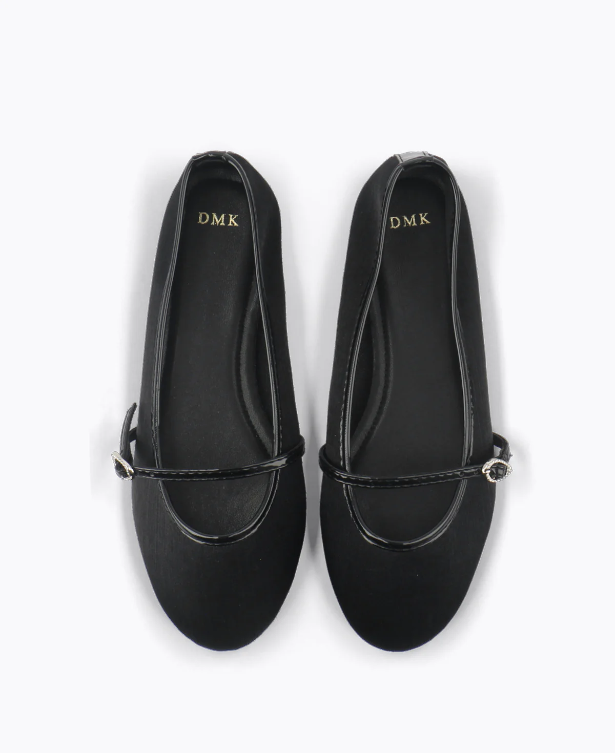 Audrey Mary Jane Flats - Black - Image 4