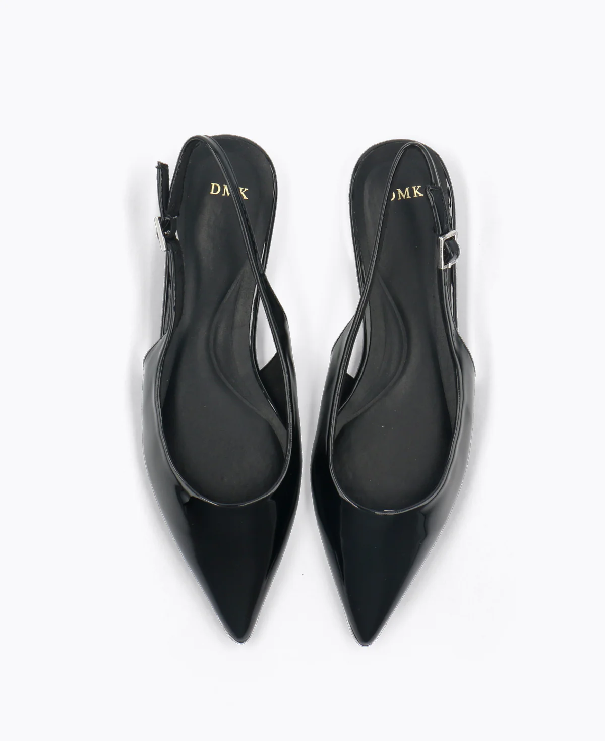 Bella Slingback Flat Pumps - Black - Image 4