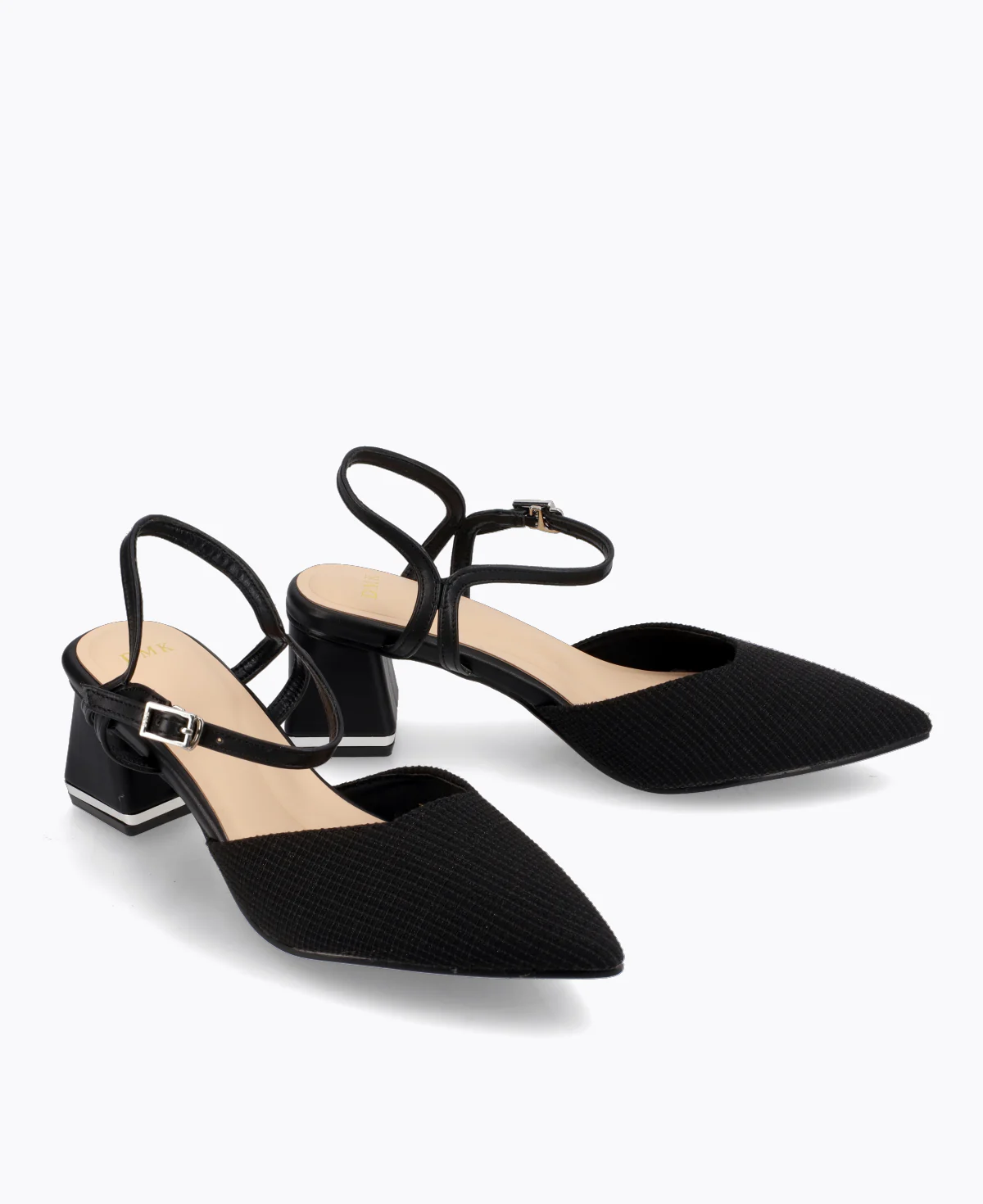 Belle Block Heel Pumps - Black - Image 2