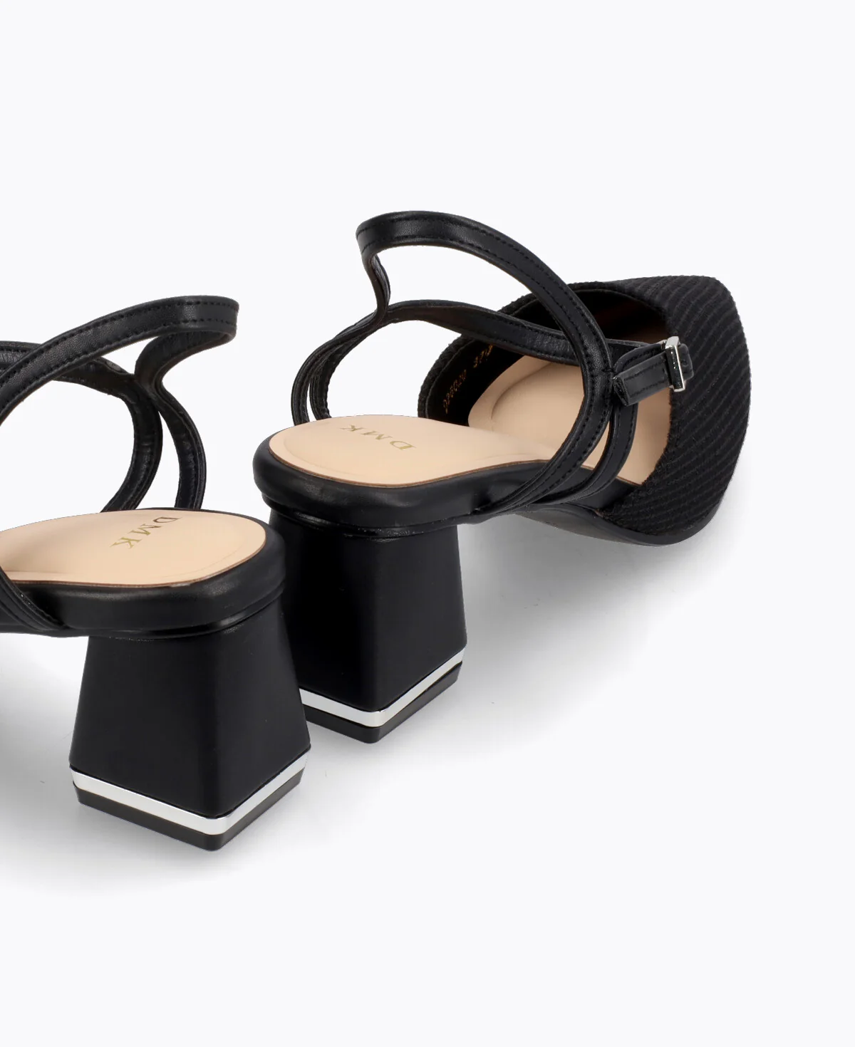 Belle Block Heel Pumps - Black - Image 3