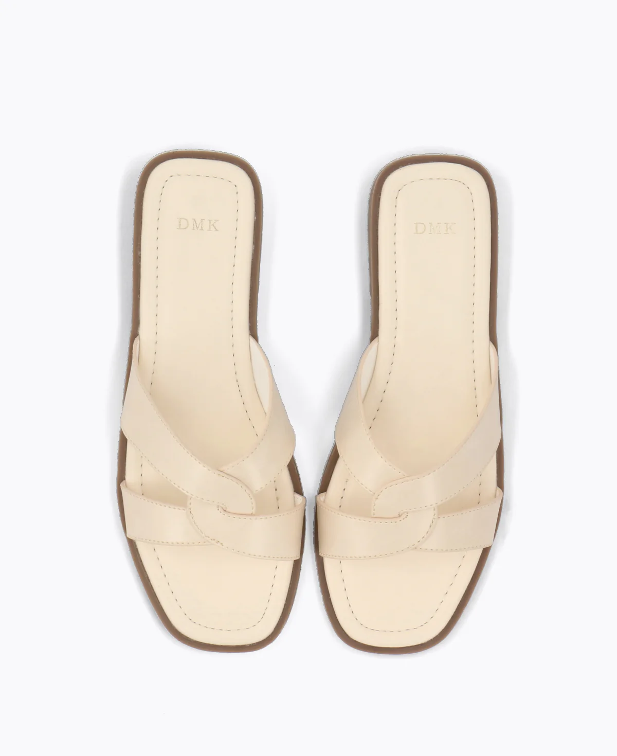 Billie Flat Sandals - Beige - Image 4