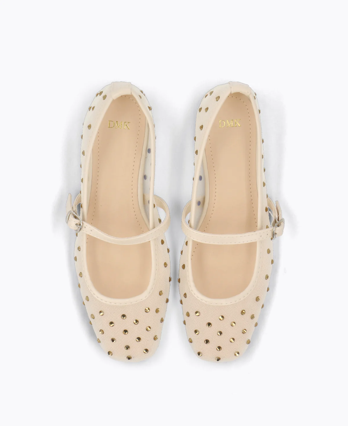 Calista Mesh Mary Janes - Beige - Image 4