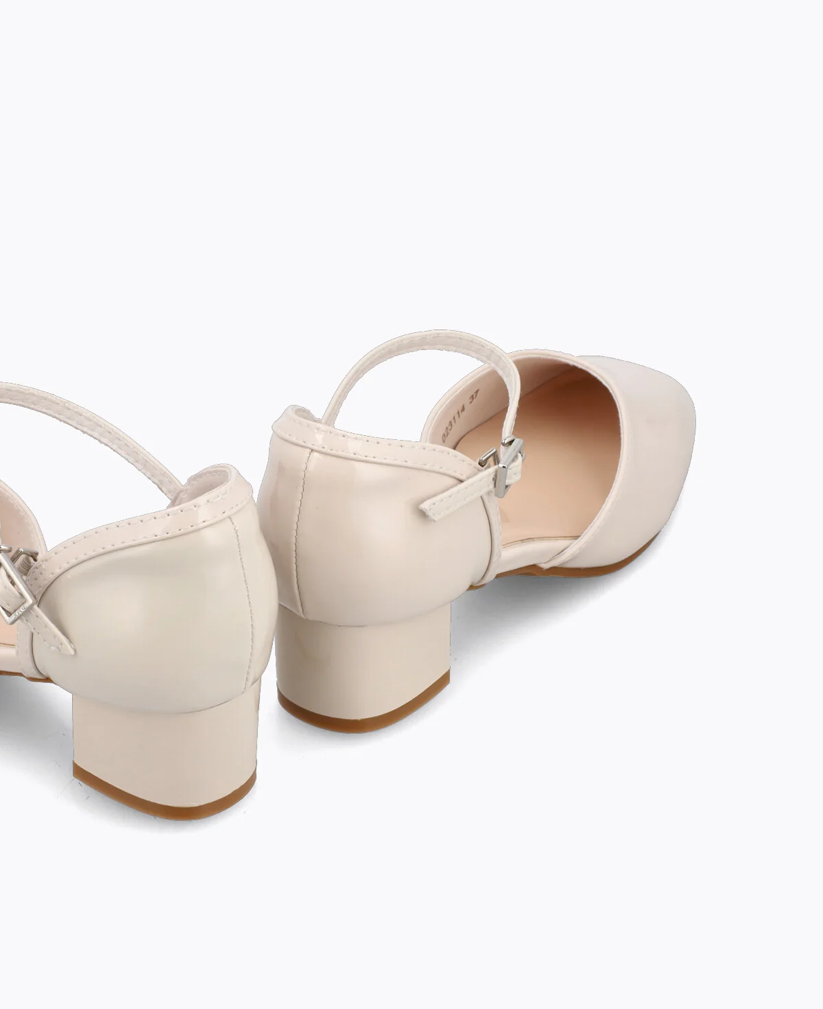 Camellia Heel Pumps - Beige - Image 3