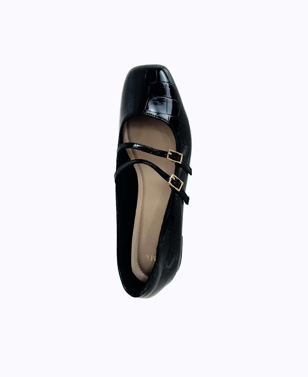 Carrie Mary Janes - Black (Croc) - Image 2