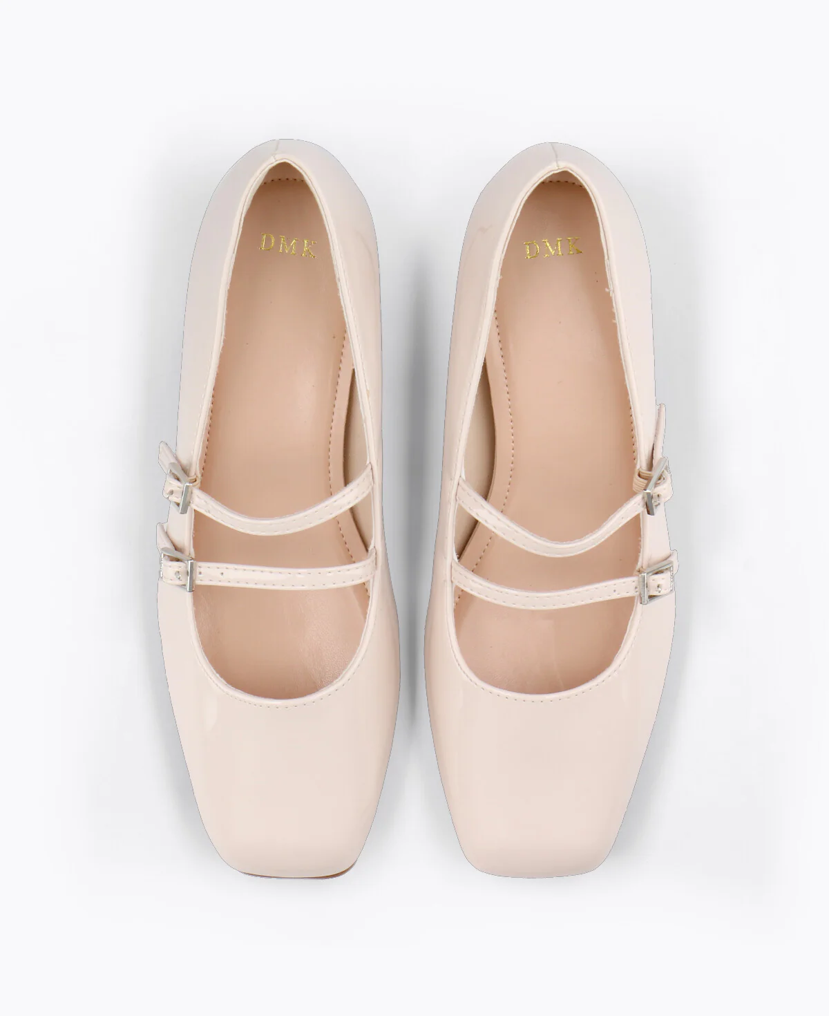 Carrie Mary Janes - Beige (Patent/Glossy) - Image 6