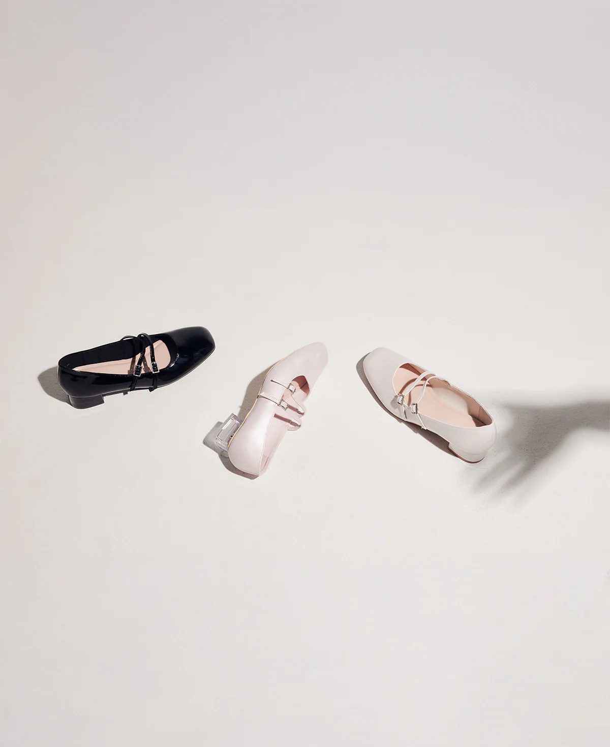 Carrie Mary Janes - Beige (Patent/Glossy) - Image 7