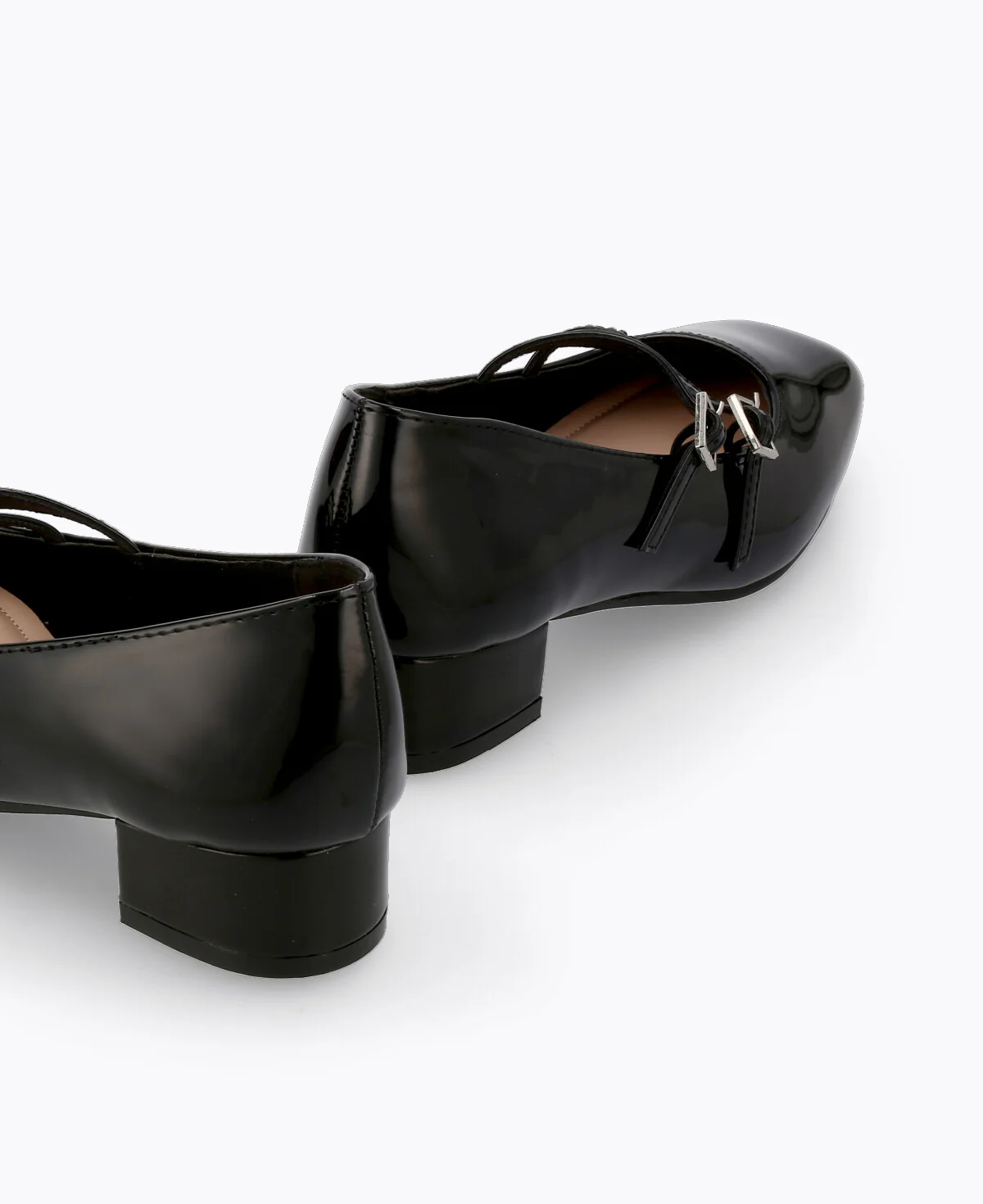 Carrie Mary Janes - Black (Patent/Glossy) - Image 5