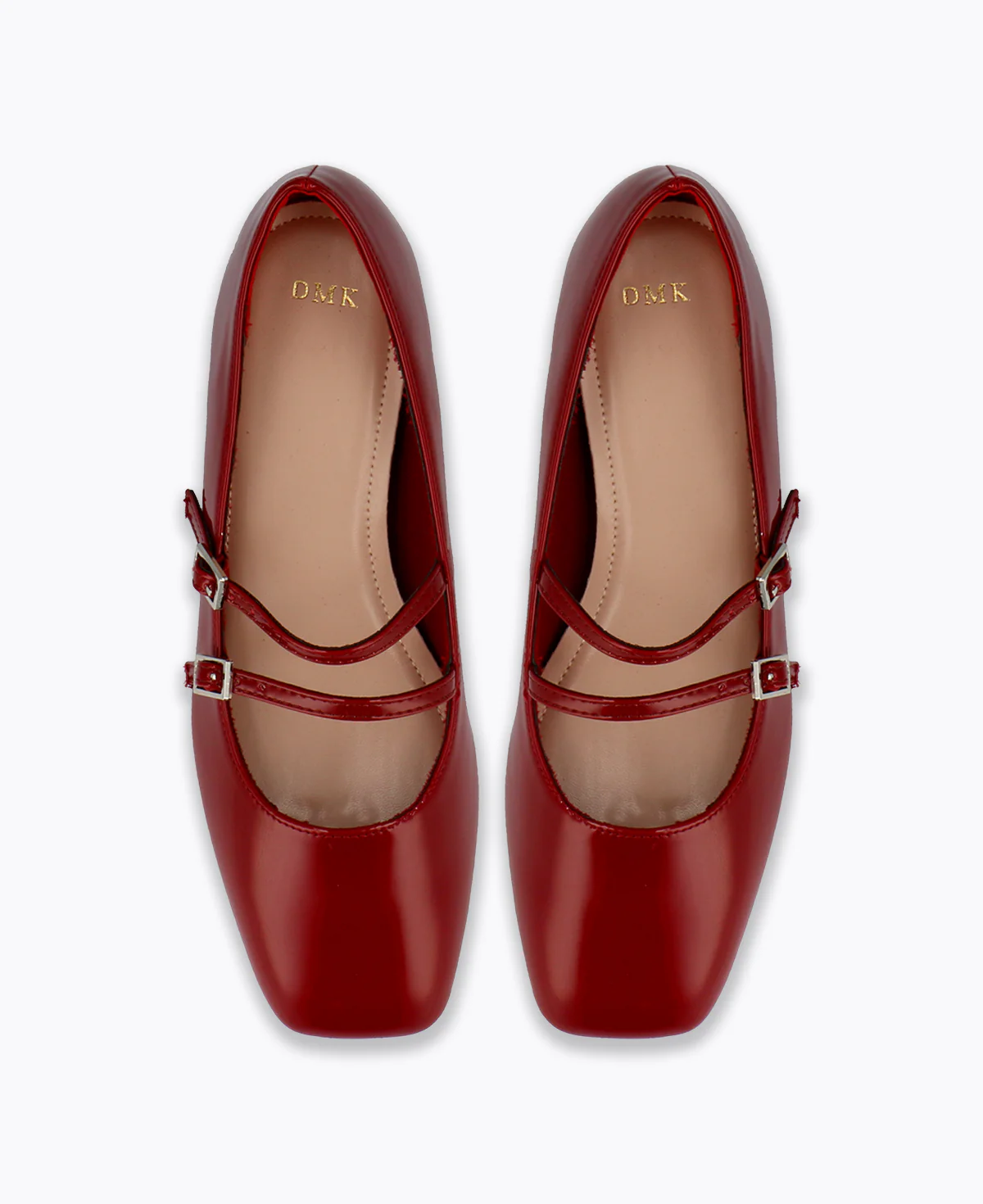 Carrie Mary Janes - Maroon (Patent/Glossy) - Image 4