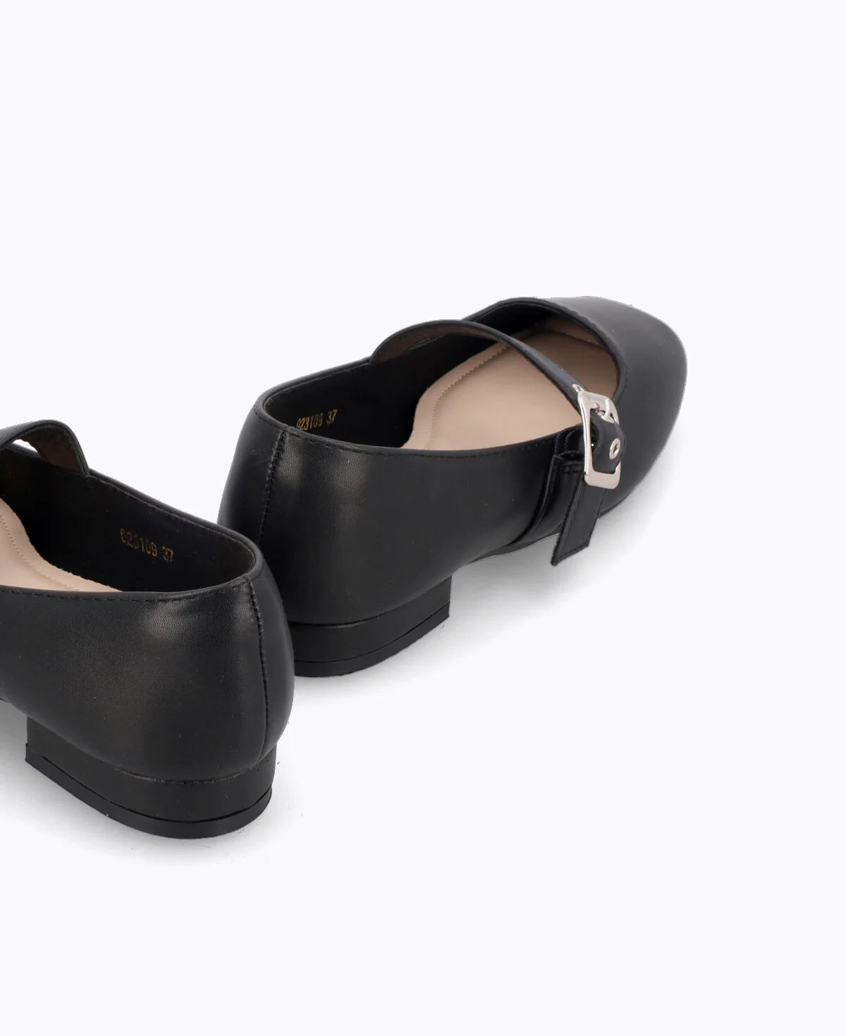 Charlotte Mary Jane Flats - Black - Image 3