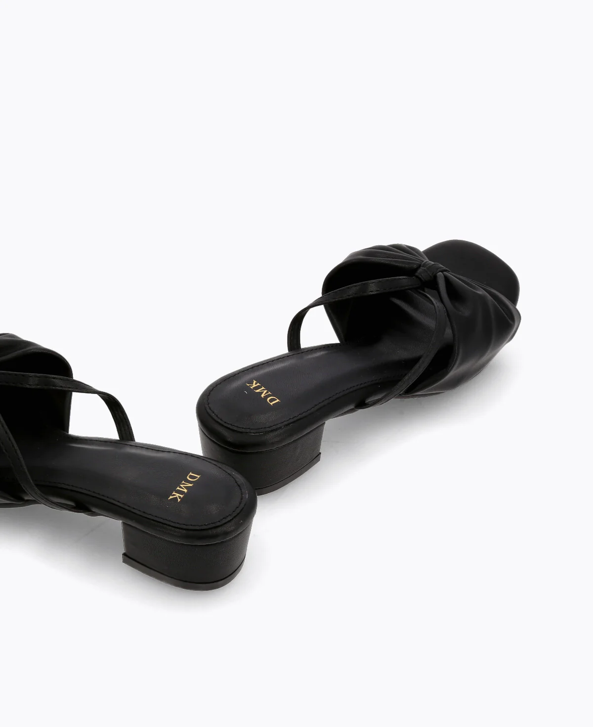 Chelsea Heel Sandals - Black - Image 3