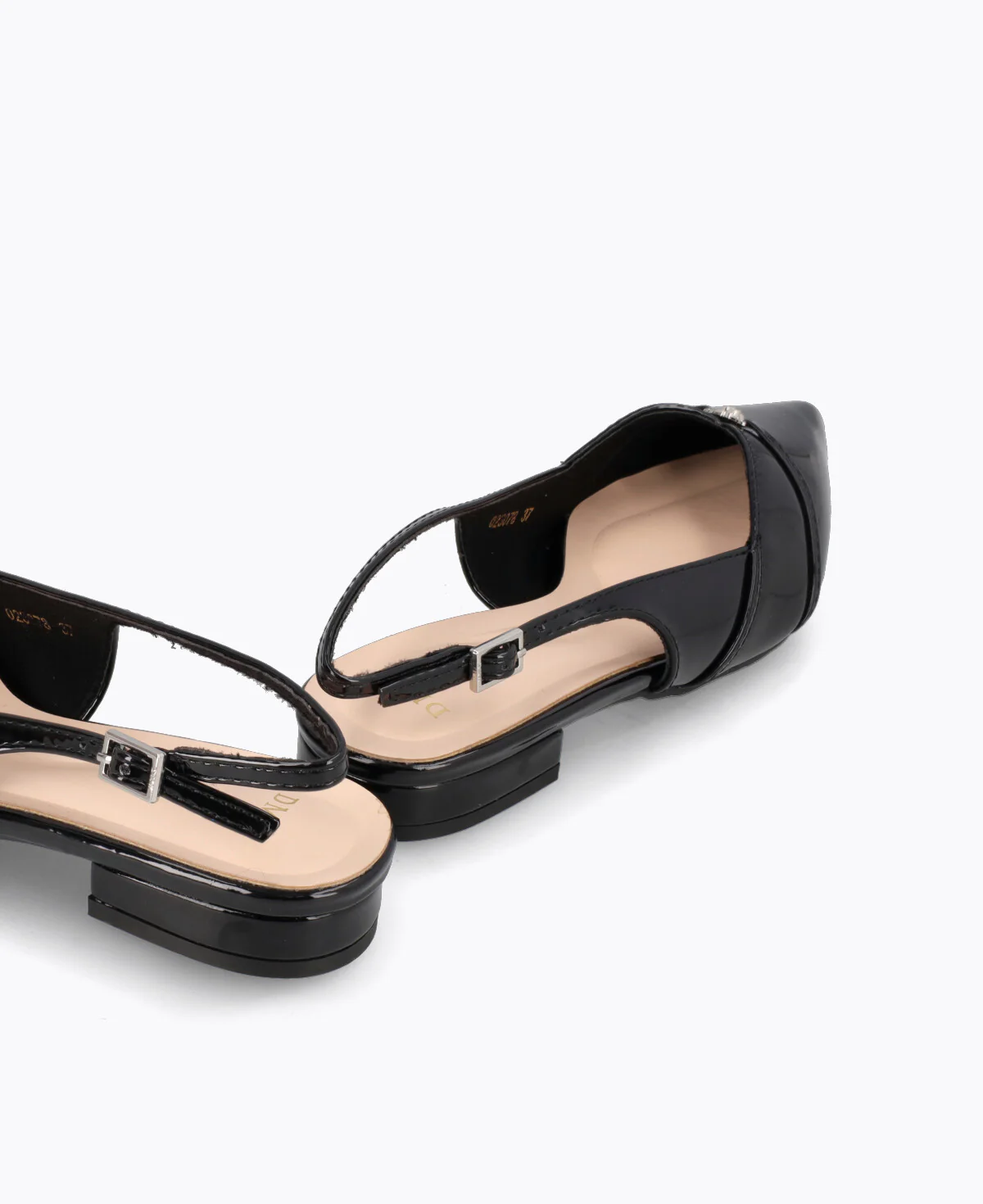 Colette Slingback Heel Pumps - Black - Image 3