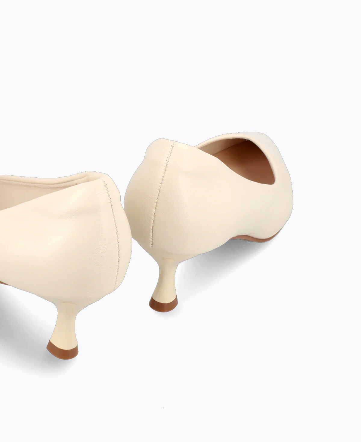Coral Heel Pumps - Beige - Image 3