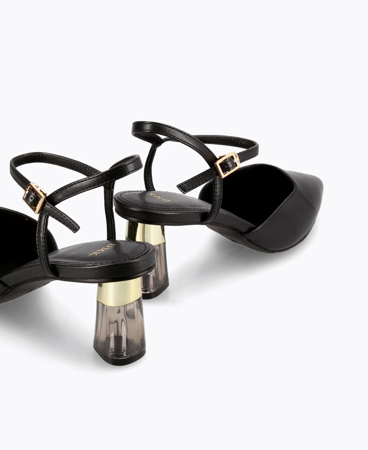 Crystal Clear Confidence Heel Pumps - Black - Image 4