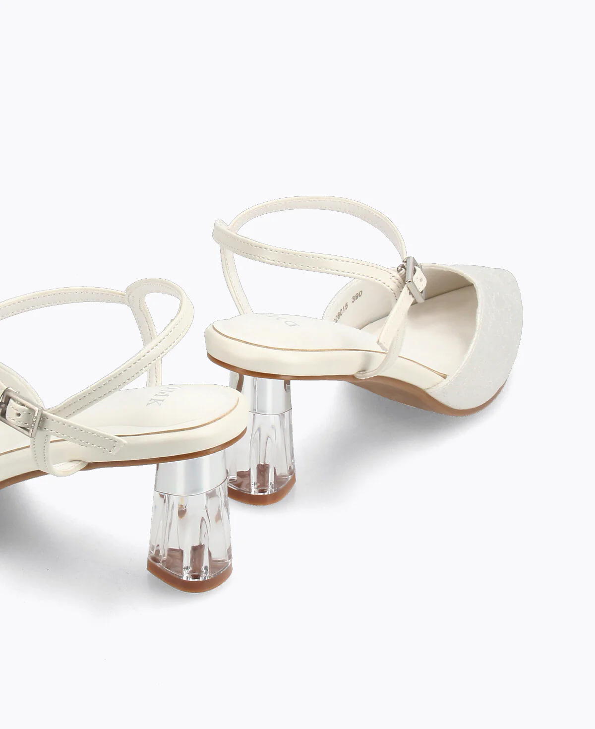 Crystal Clear Confidence Heel Pumps - White - Image 4
