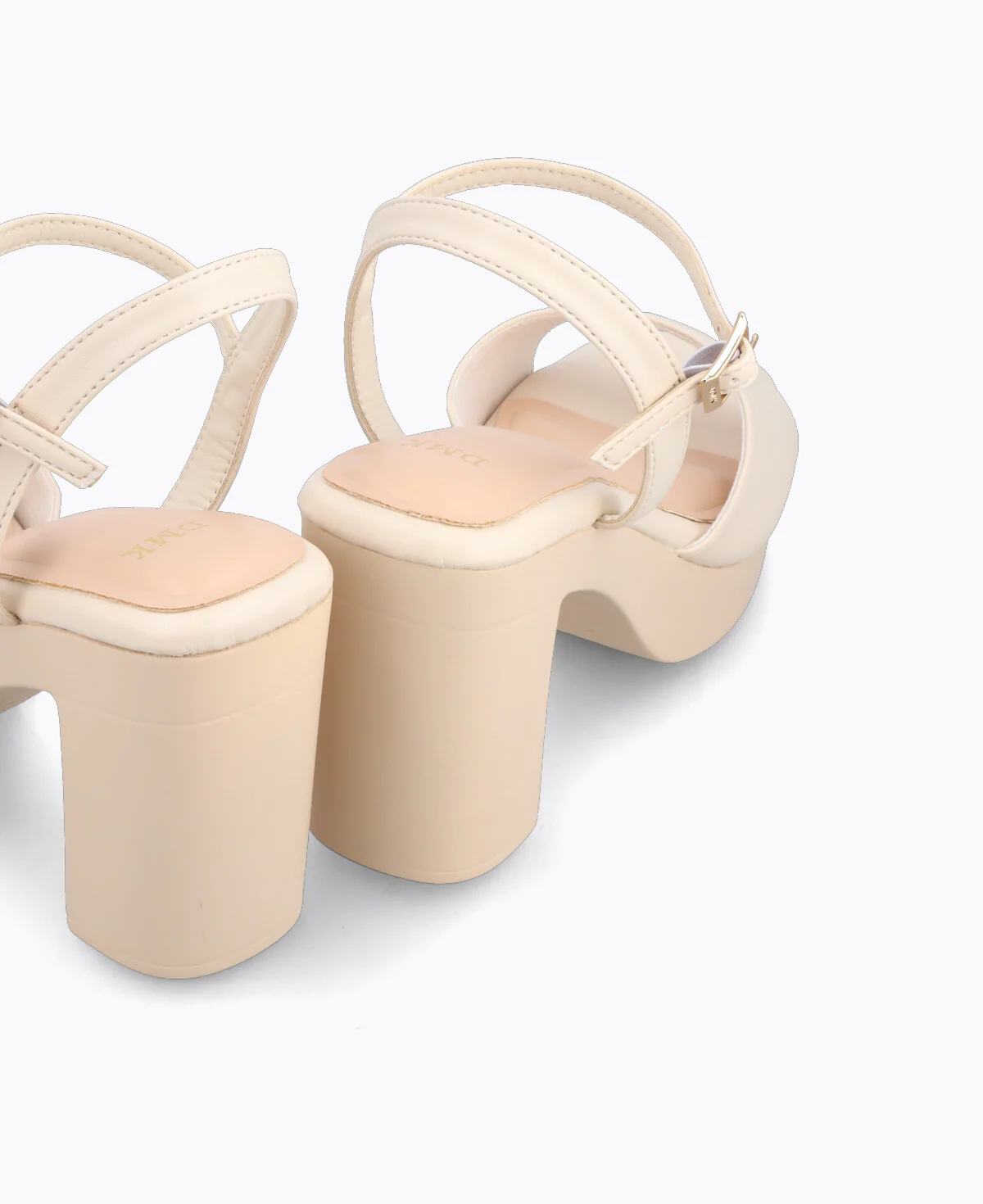 Dahlia Platform Heel Sandals - Beige - Image 3