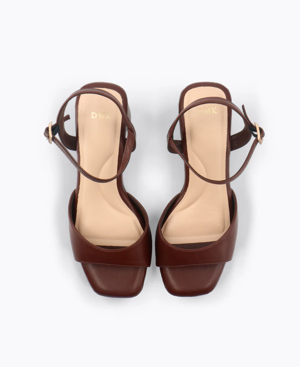 Dahlia Platform Heel Sandals - Brown - Image 4