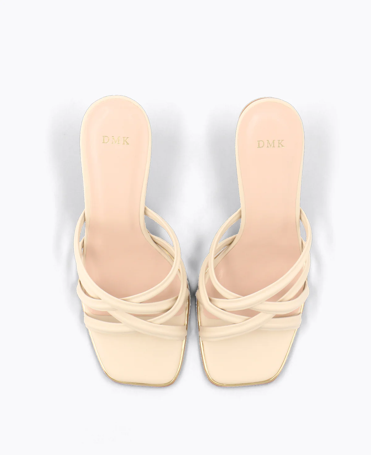 Della Heel Sandals - Beige - Image 4