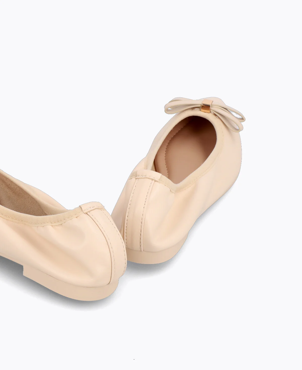 Eloise Ballerina Flats - Beige - Image 3