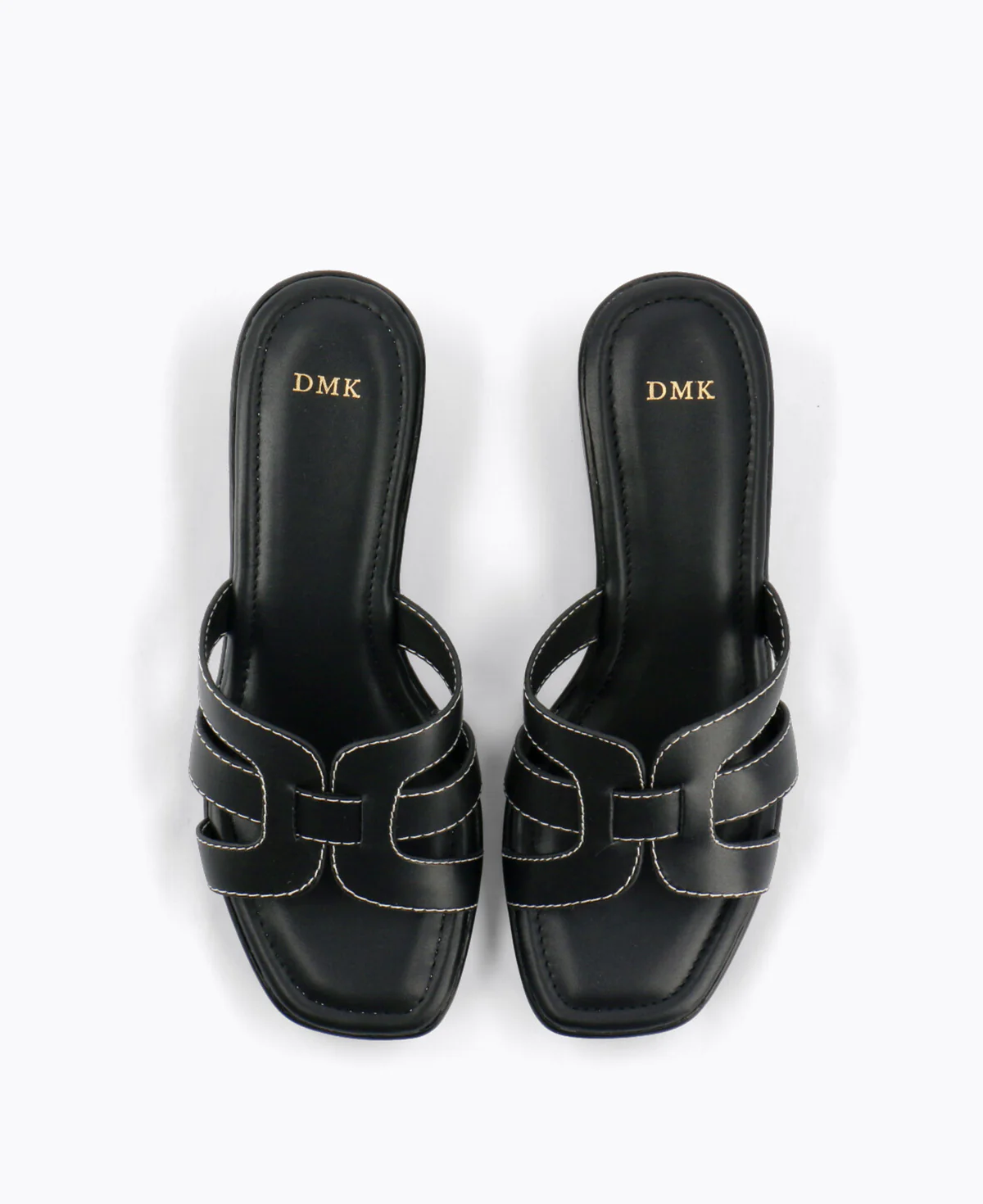 Emily Platform Wedge Sandals - Black - Image 4