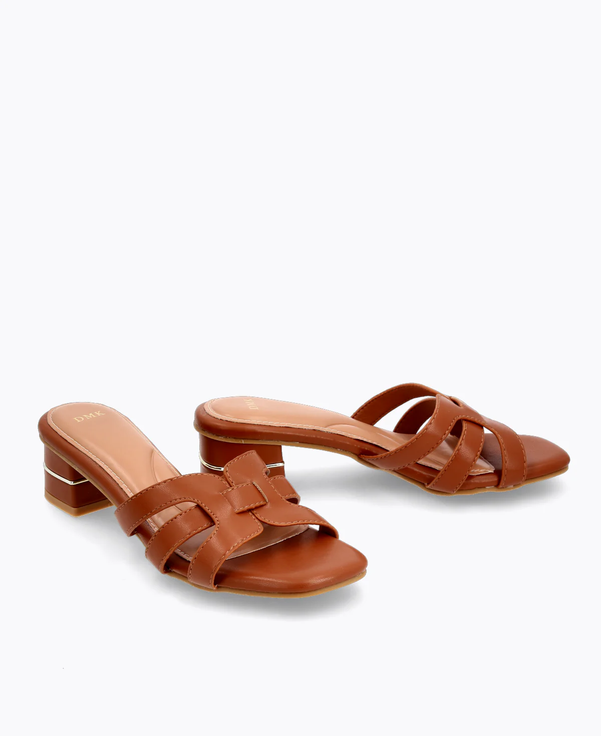 Enika Heel Sandals - Camel - Image 3