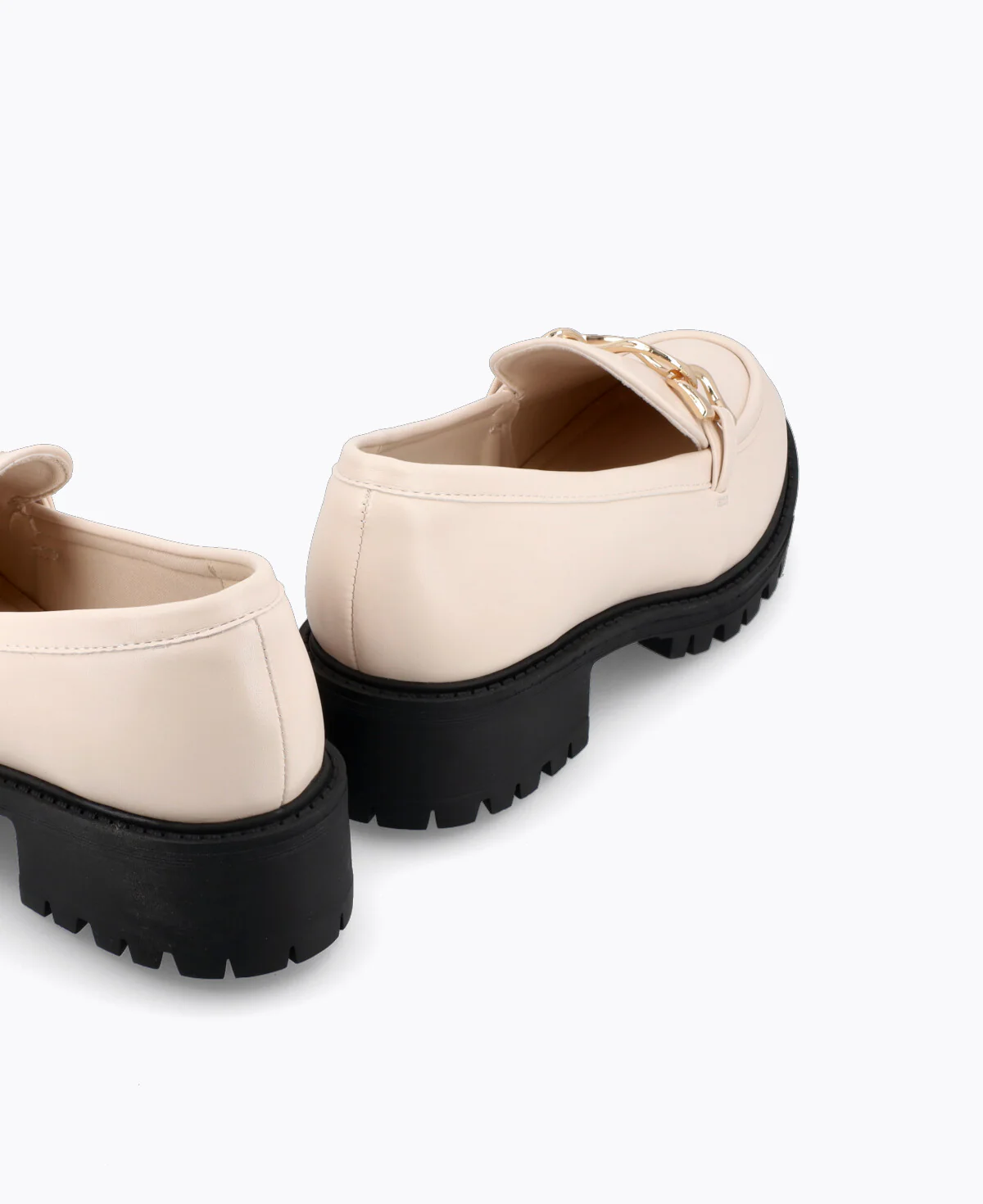 Enya Platform Loafers - Beige - Image 3