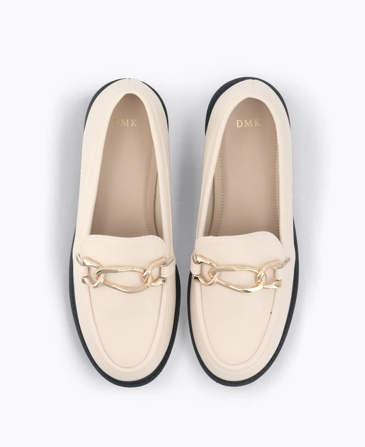 Enya Platform Loafers - Beige - Image 4