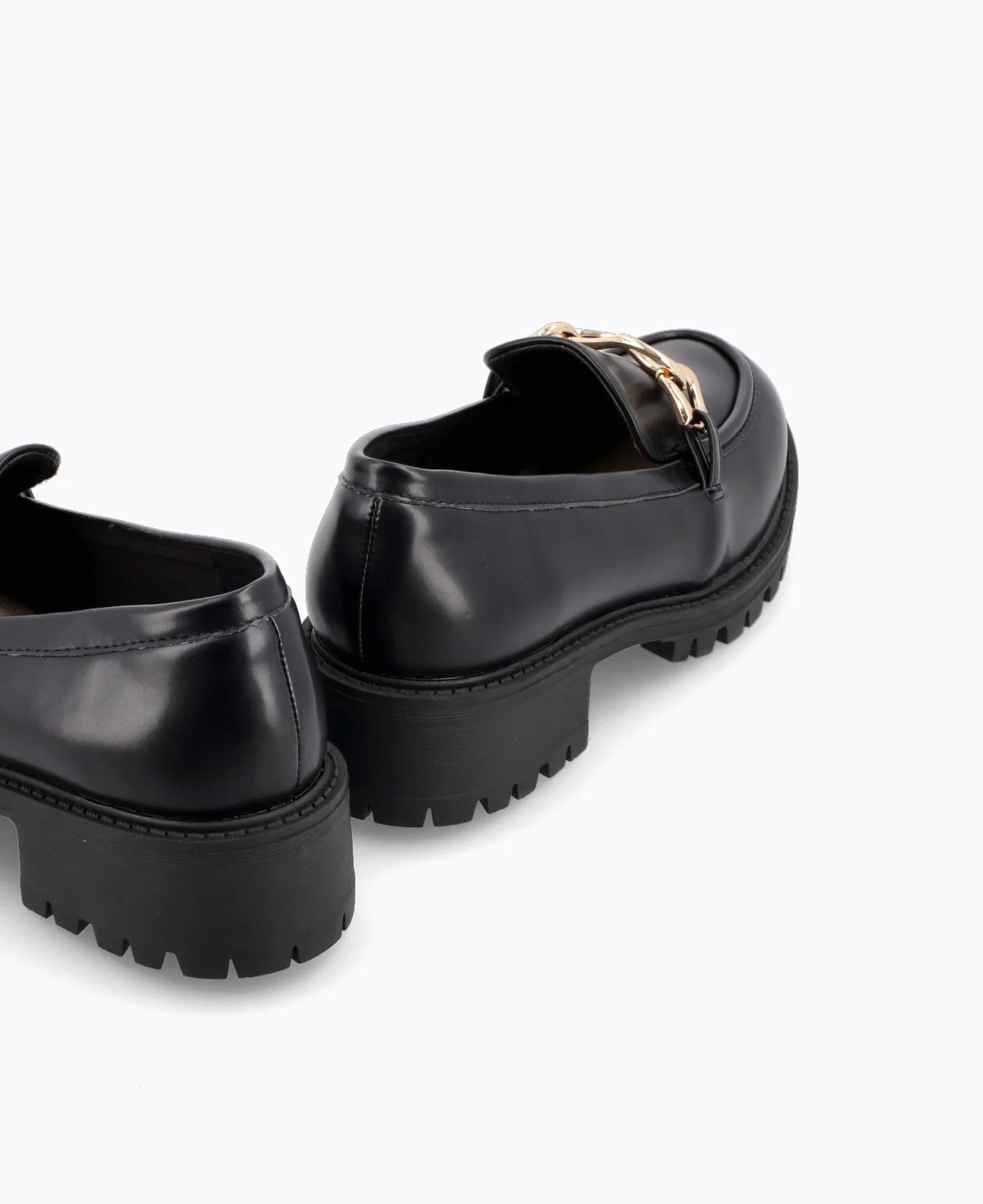 Enya Platform Loafers - Black - Image 3