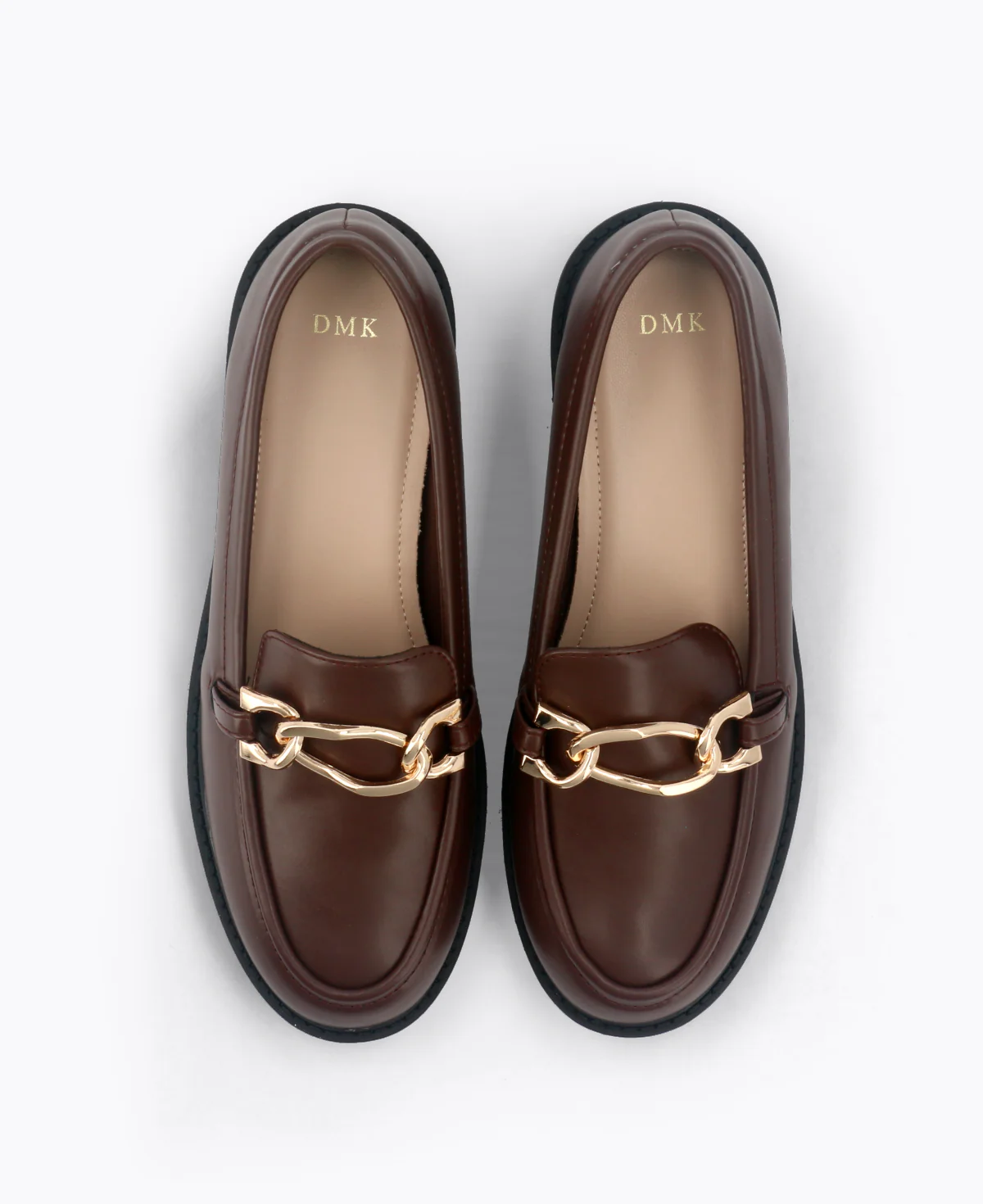 Enya Platform Loafers - Brown - Image 4