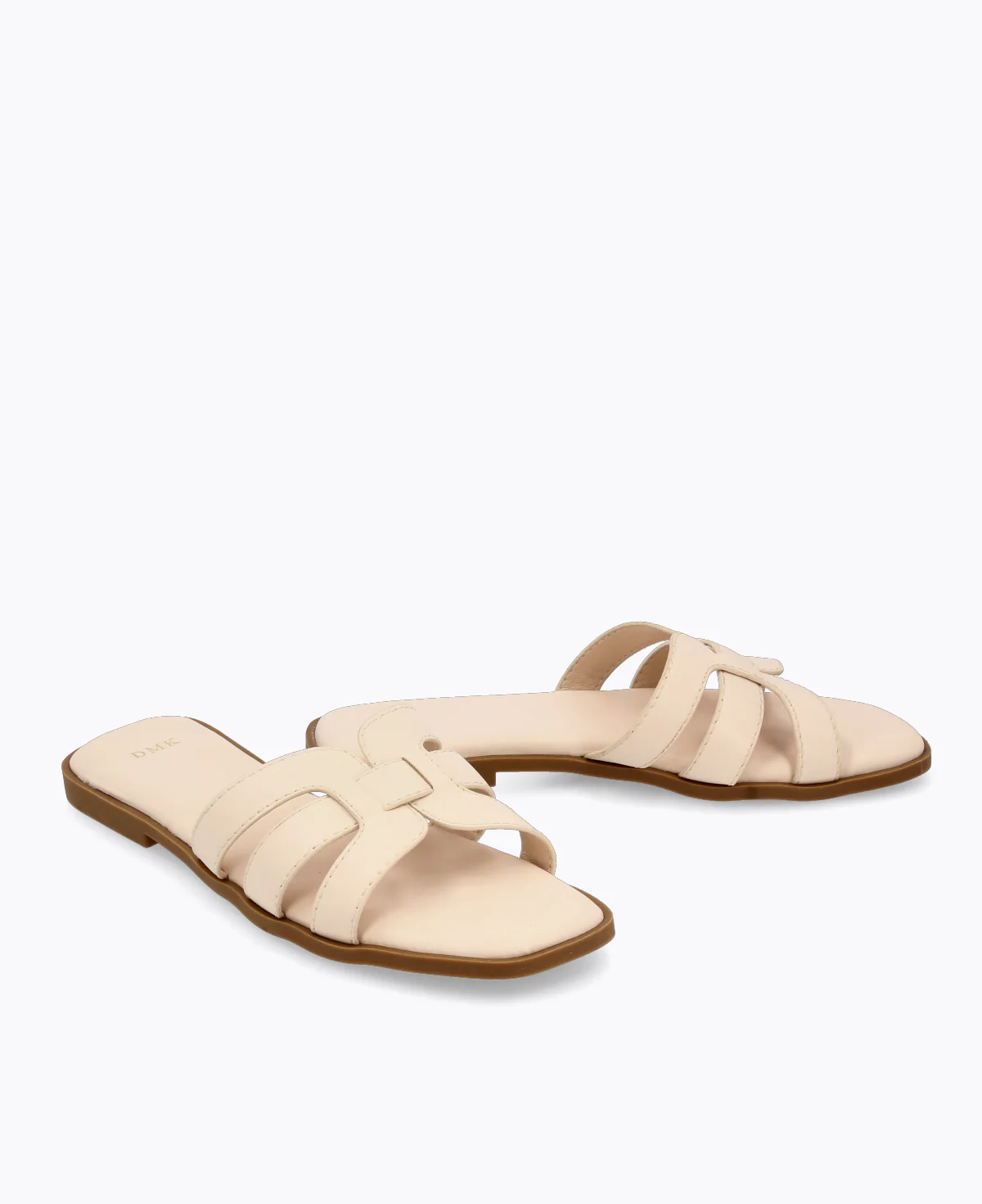 Erica Flat Sandals - Beige - Image 3