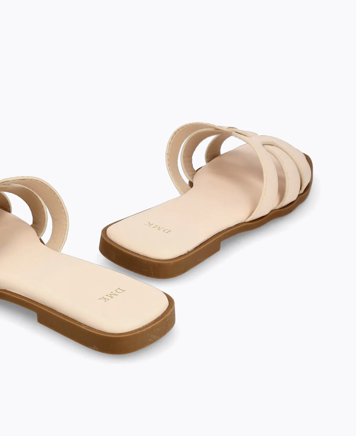 Erica Flat Sandals - Beige - Image 4