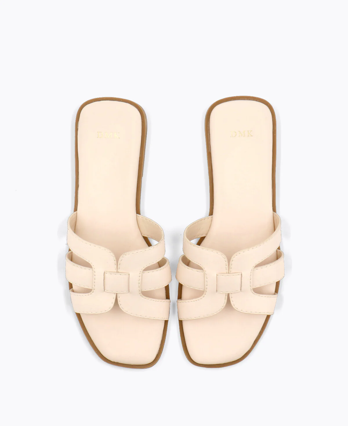 Erica Flat Sandals - Beige - Image 5