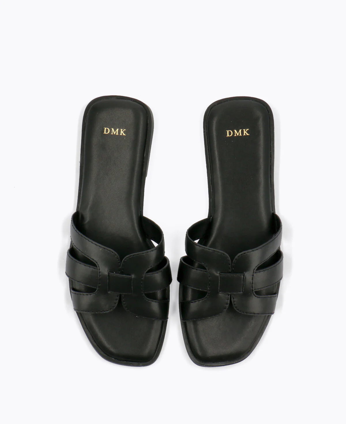 Erica Flat Sandals - Black - Image 4