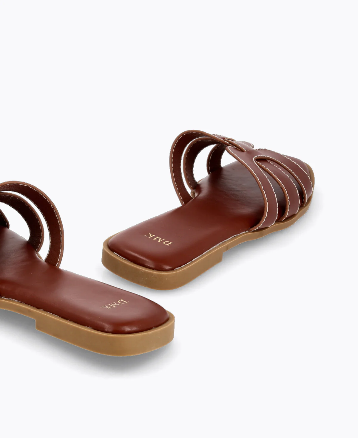 Erica Flat Sandals - Brown - Image 4