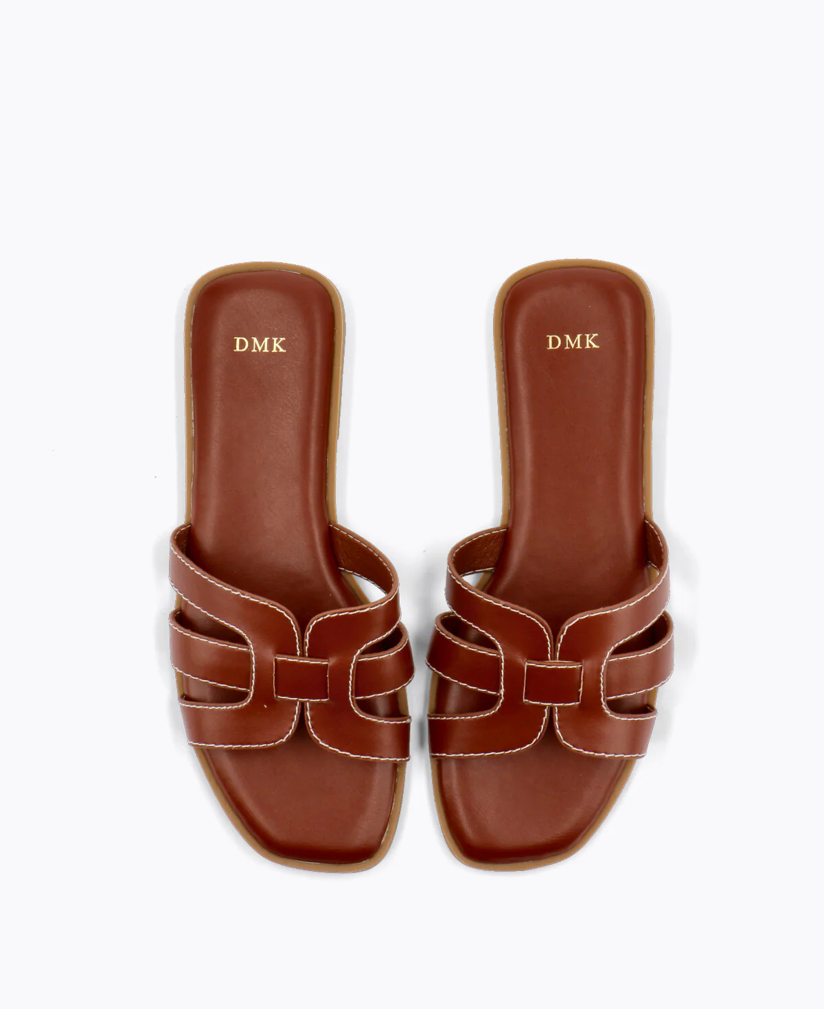 Erica Flat Sandals - Brown - Image 5