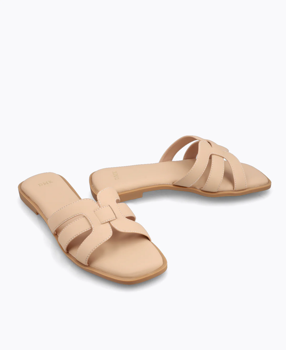 Erica Flat Sandals - Nude - Image 2