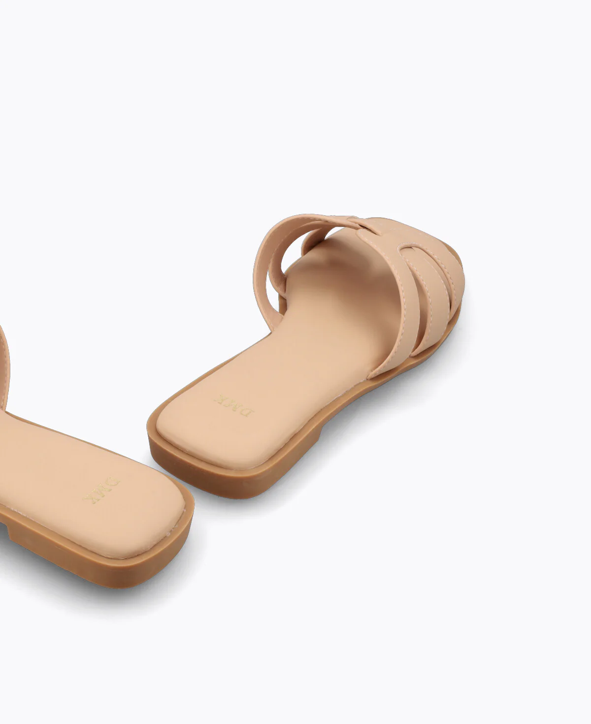 Erica Flat Sandals - Nude - Image 3