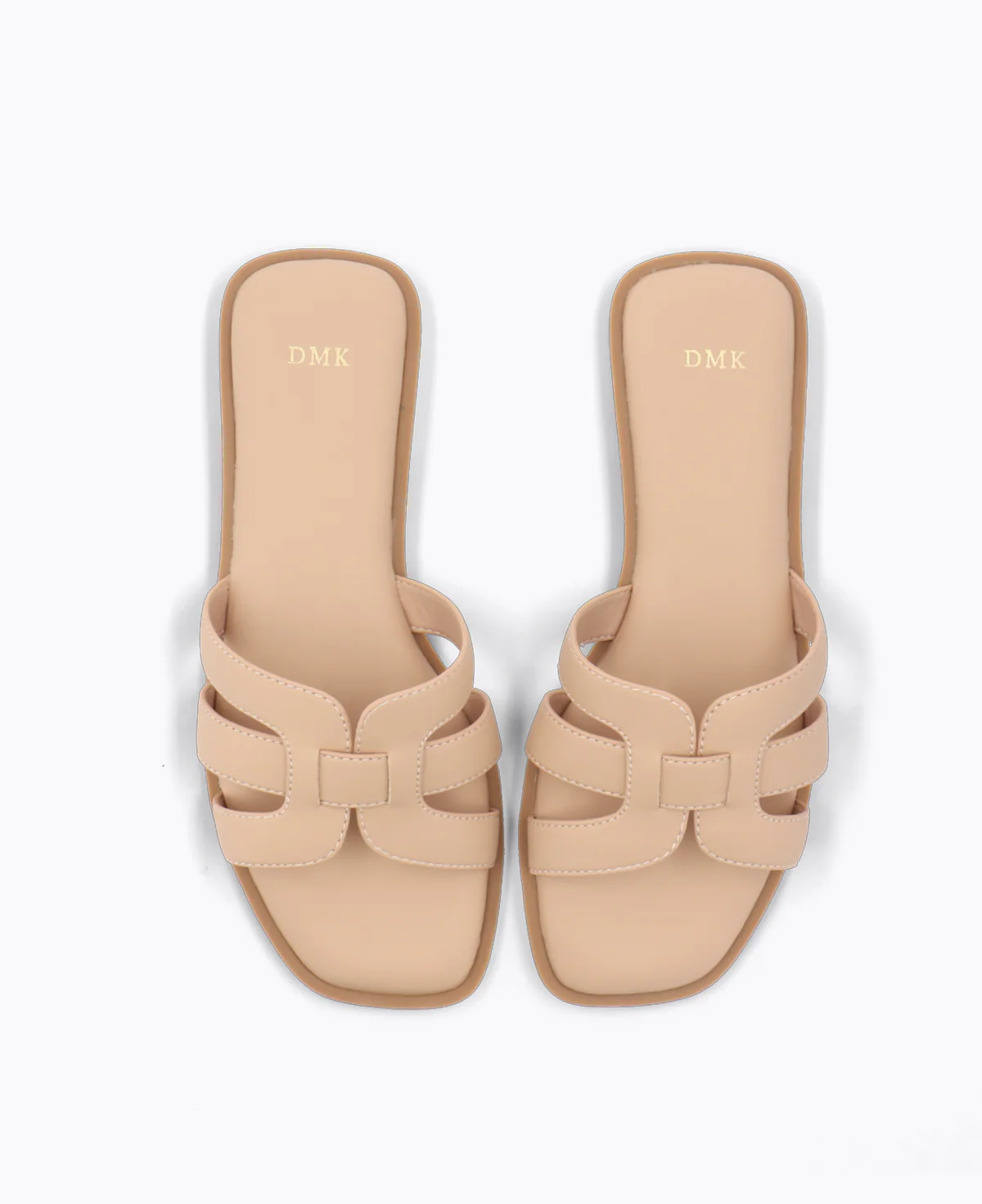 Erica Flat Sandals - Nude - Image 4