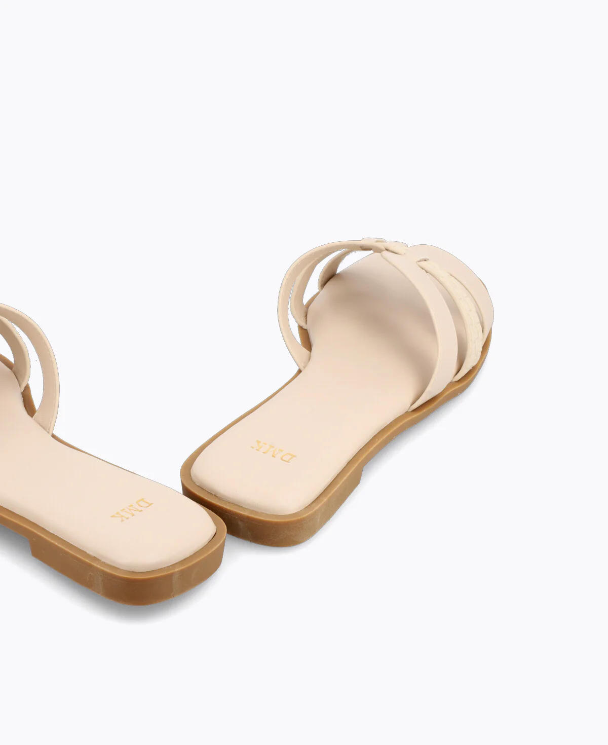Erina Flat Sandals - Beige - Image 3
