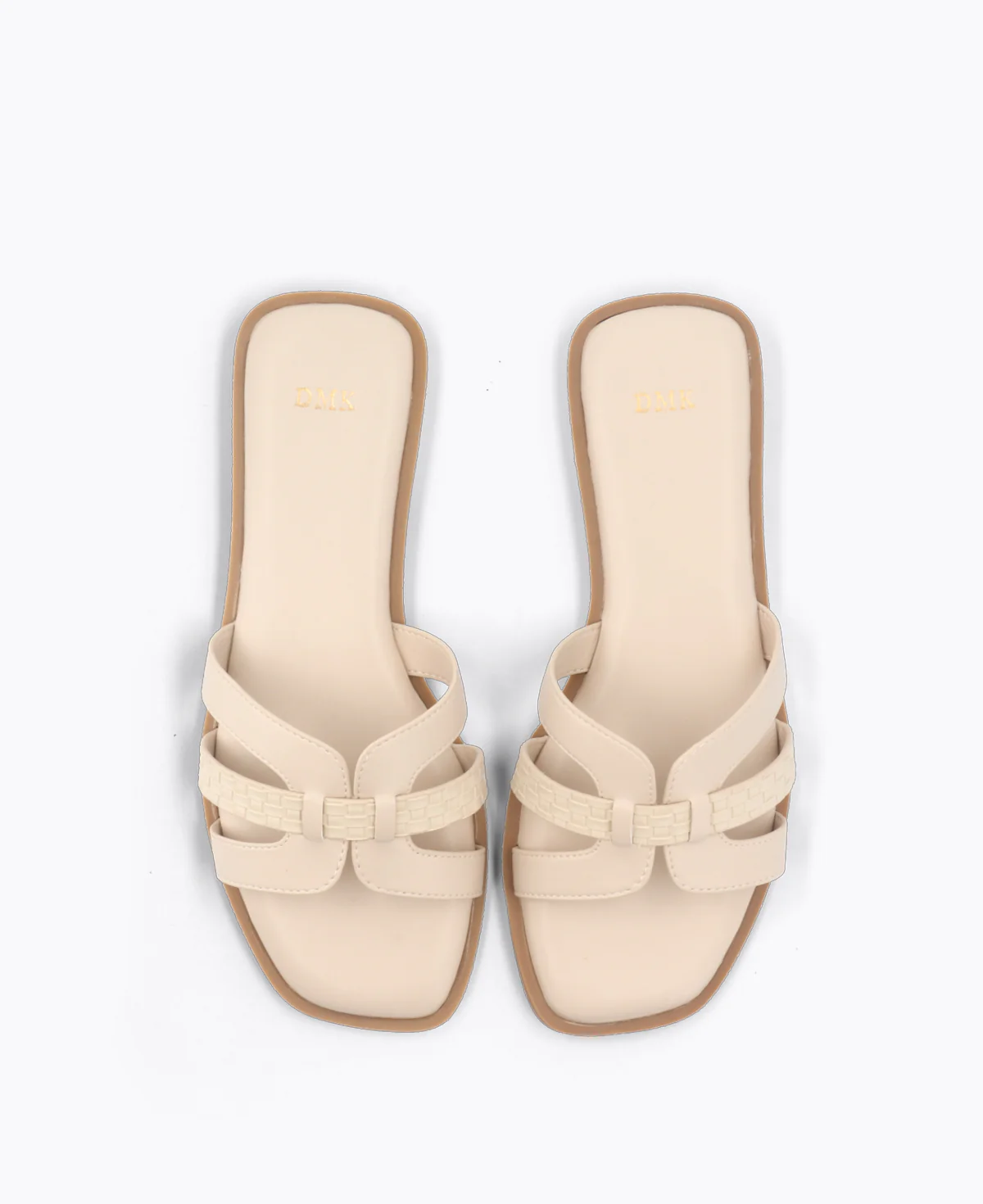 Erina Flat Sandals - Beige - Image 4