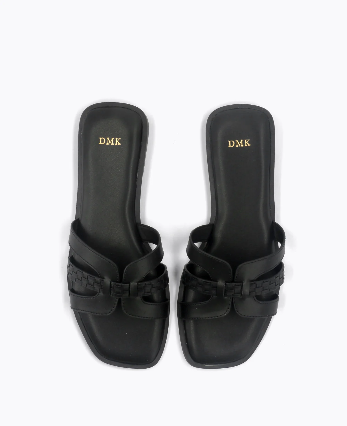 Erina Flat Sandals - Black - Image 4