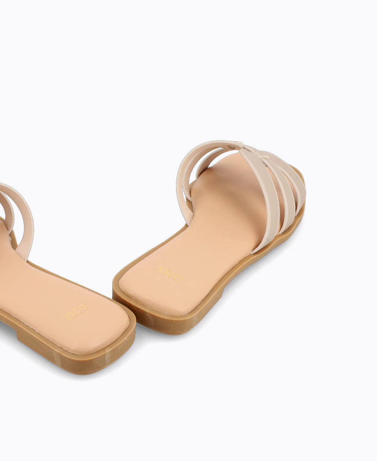 Erina Flat Sandals - Gold - Image 3