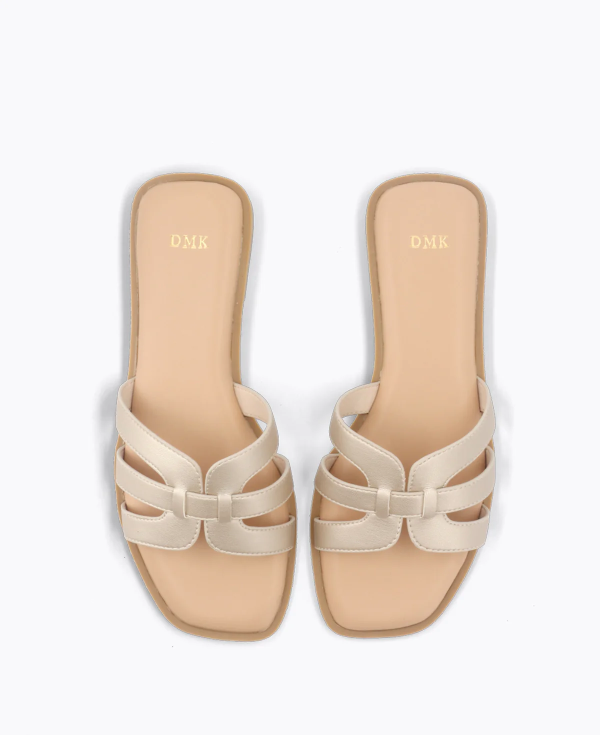 Erina Flat Sandals - Gold - Image 4