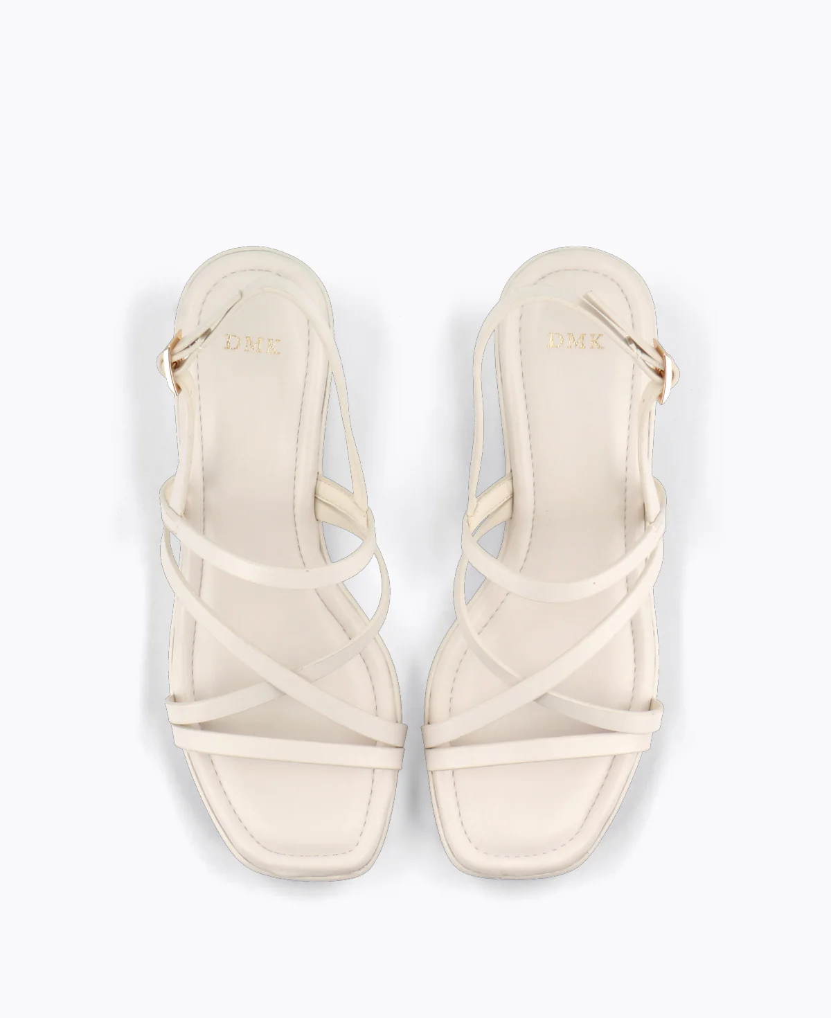Esmeralda Platform Heel Sandals - Beige - Image 4