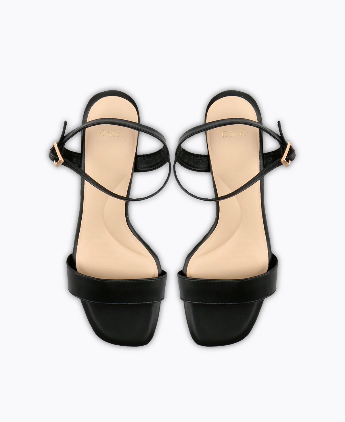 Evelyn Block Heel Sandals - Black - Image 4