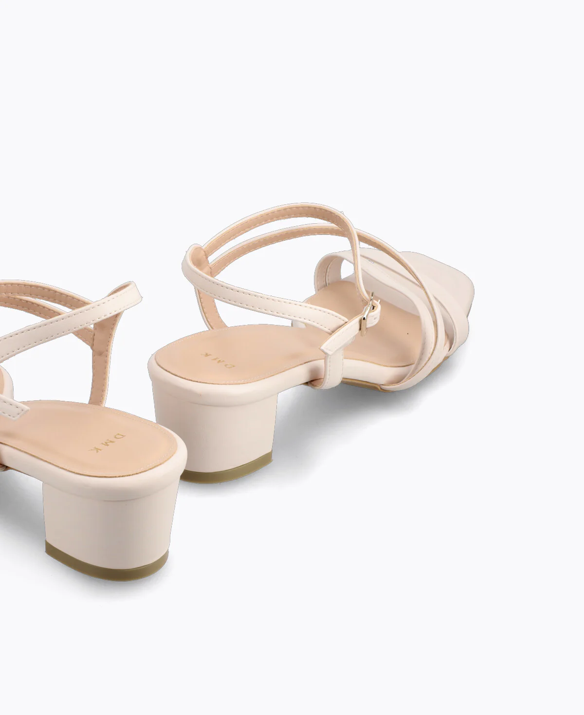 Fallon Strappy Heel Sandals - Beige - Image 3